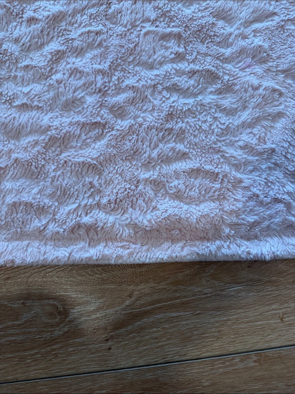 Plush Pale Pink Home Bedding Throw - Brand